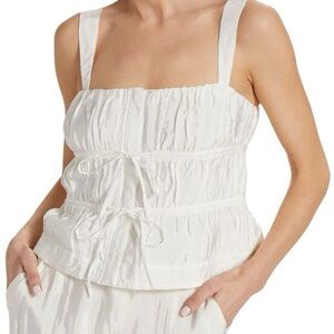 Jonathan Simkhai Abilene Parachute Top in White Size XS